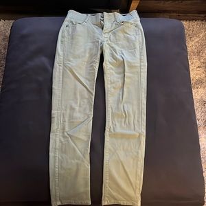 Apt. 9 Green Straight Jeans Size 4